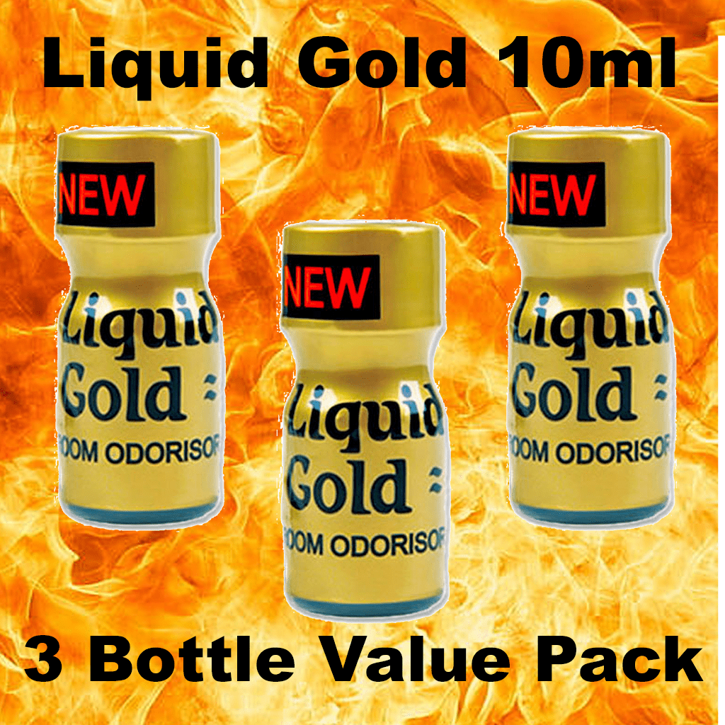 Liquid Gold, 10ml 3-Pack – REGULATION Poppers