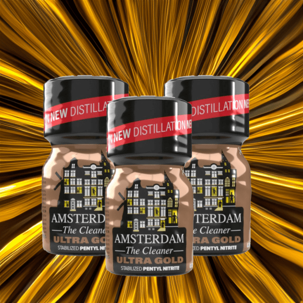 Amsterdam Ultra Gold 10ml Pentyl Poppers 3 Pack