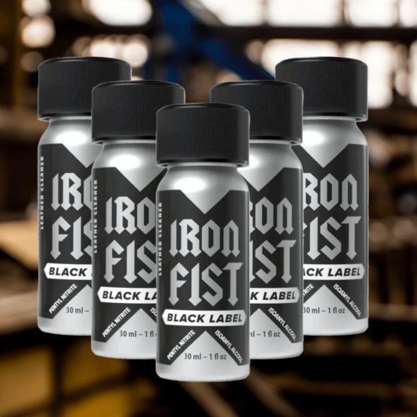 Iron Fist Black Label 24ml Pentyl Poppers 5 Pack